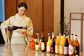 【Umeshu (Plum Wine) BAR】<br>Enjoy 20 varieties of all-you-can-drink Umeshu at Hanagoyomi Tokyo